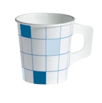 COFFEE CUP HUHTAMÄKI BLUE CHECKED 175ml 80pcs