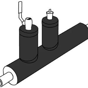arvo-putki Valve element d.heat dn 25/125 w drain