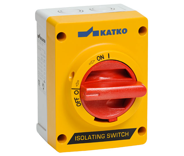 katko Saugos kirttiklis kem416 16a ip65 y/r abs/u2
