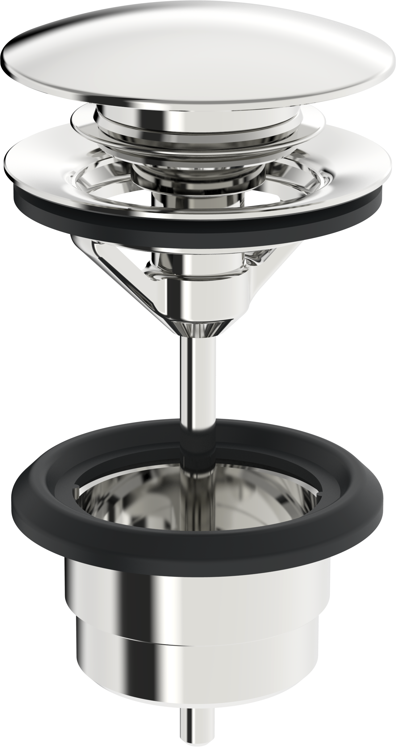 WASTE VALVE ORAS 159056V PUSH-OPEN 11/4 CHROME