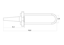 SNABBAVSLUT Fe7x1,20 3,10-3,50mm