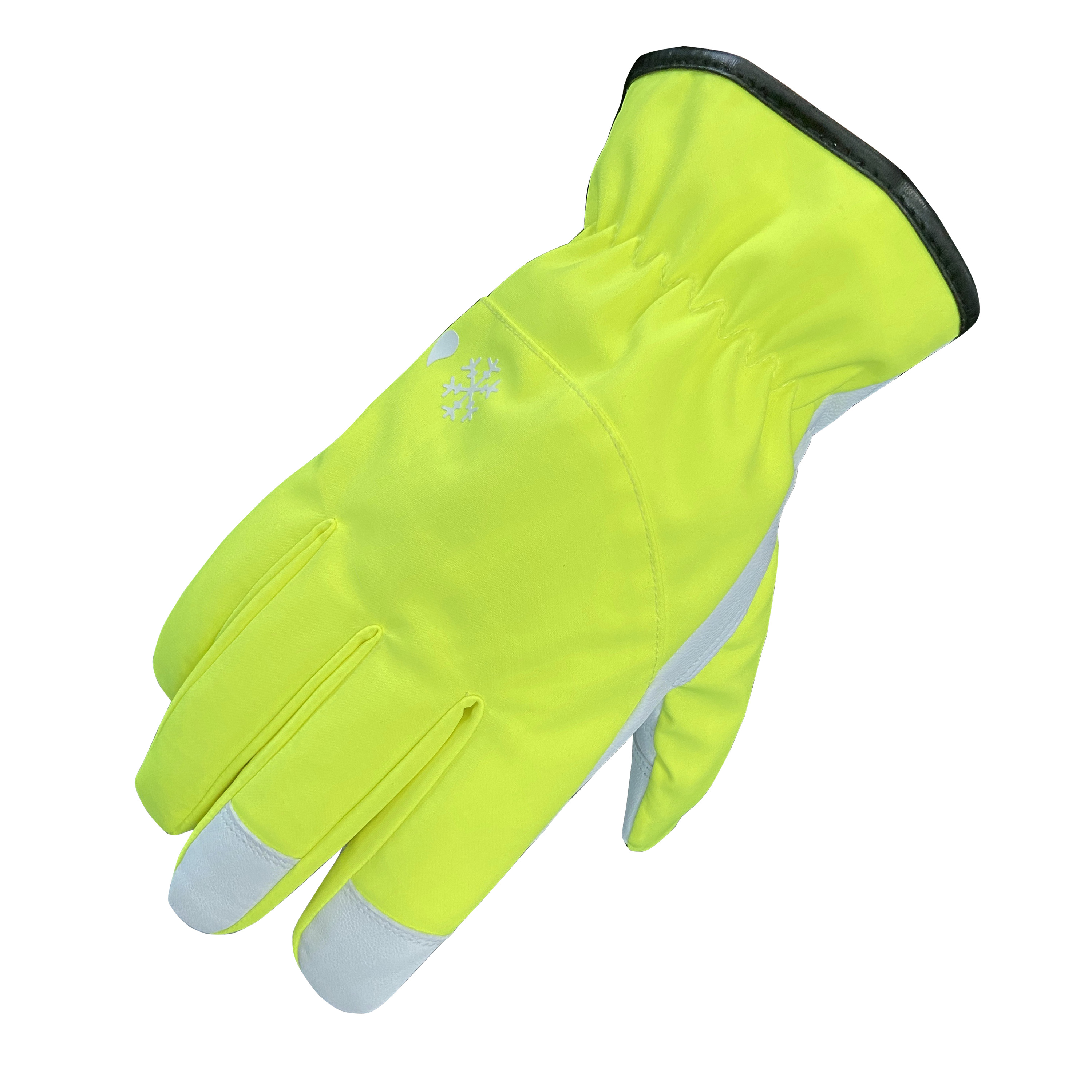 prof Vinterhandska prof alpine flash läder hv gul 10