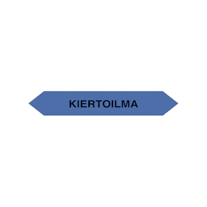suomen turvakauppa Merkintätarra kiertoilma 250x40 ta
