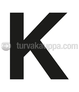turvakauppa Irtokirjain k tarra 100mm