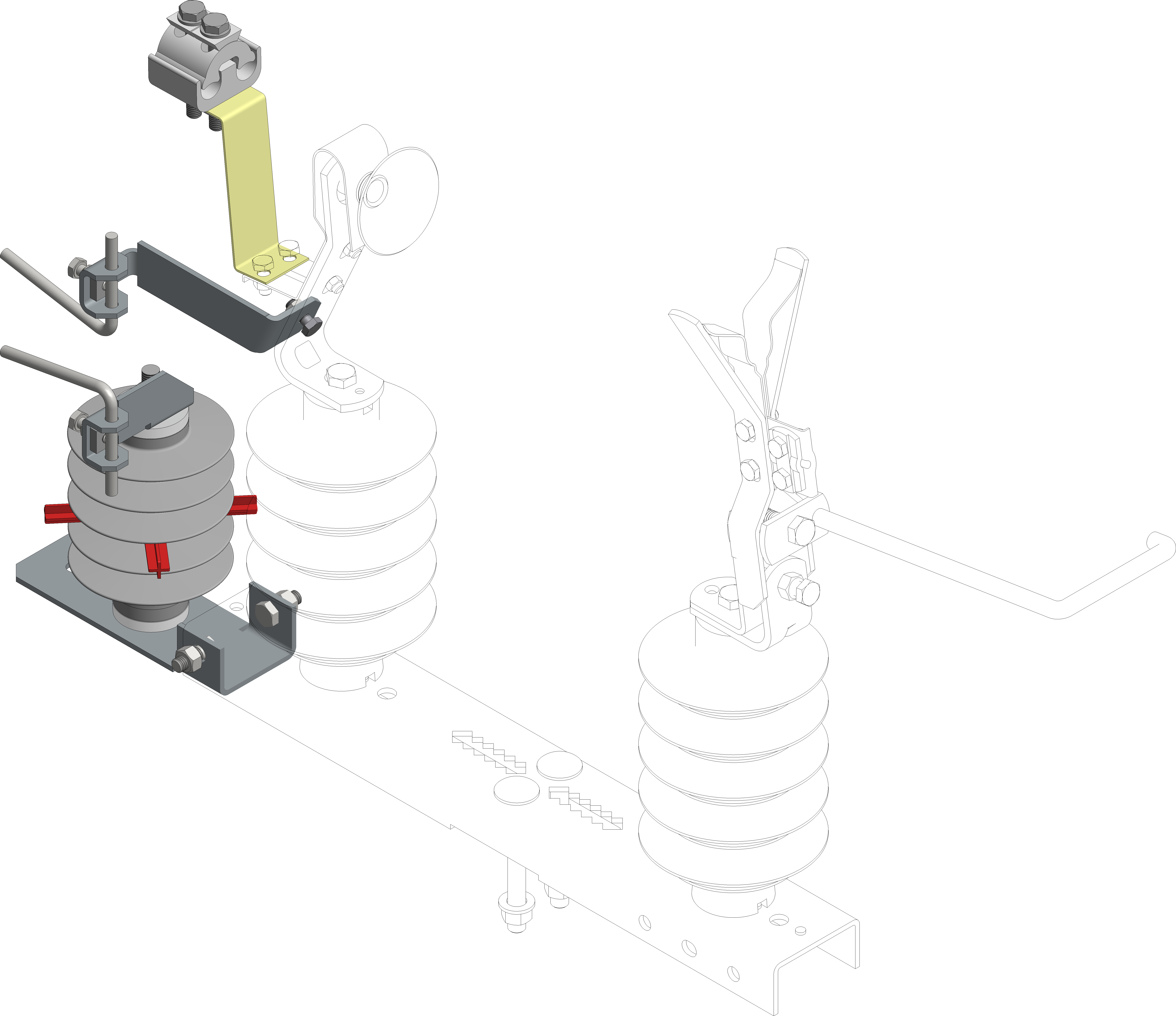 GNISTGAP+VENTILAVLEDARE 12 KV 3ST