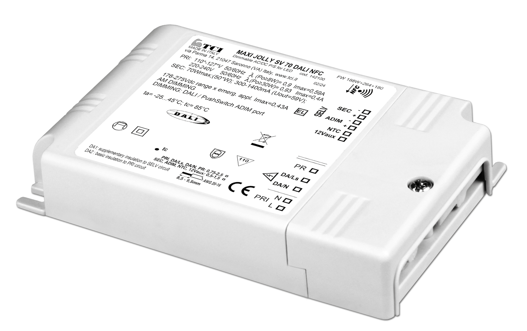 LED driver Maxi Jolly 300-1400mA 70W NFC