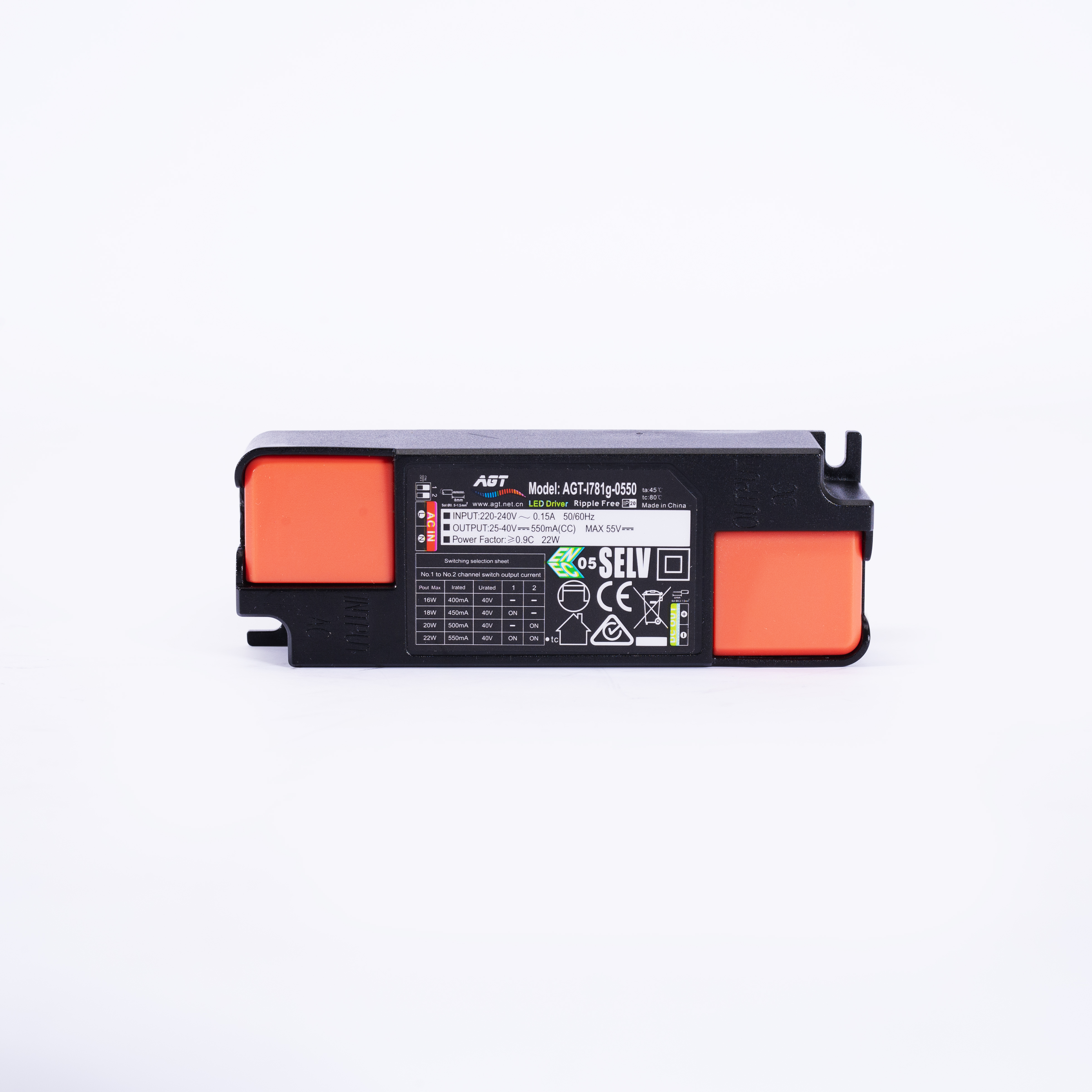 Switch LED driver Oringo 550mA/20W LP2
