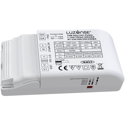 DALI Driver 10W 450mA 5-pol Linect
