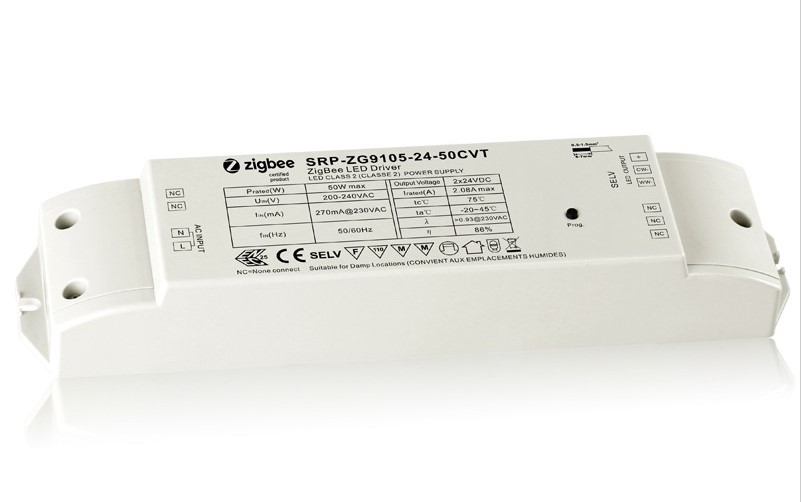 LED Driver Zigbee 24V/50W CV CCT 2ch