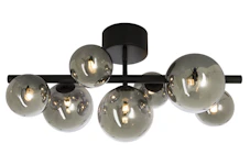 MOLEKYL PLAFOND SVART/RØK