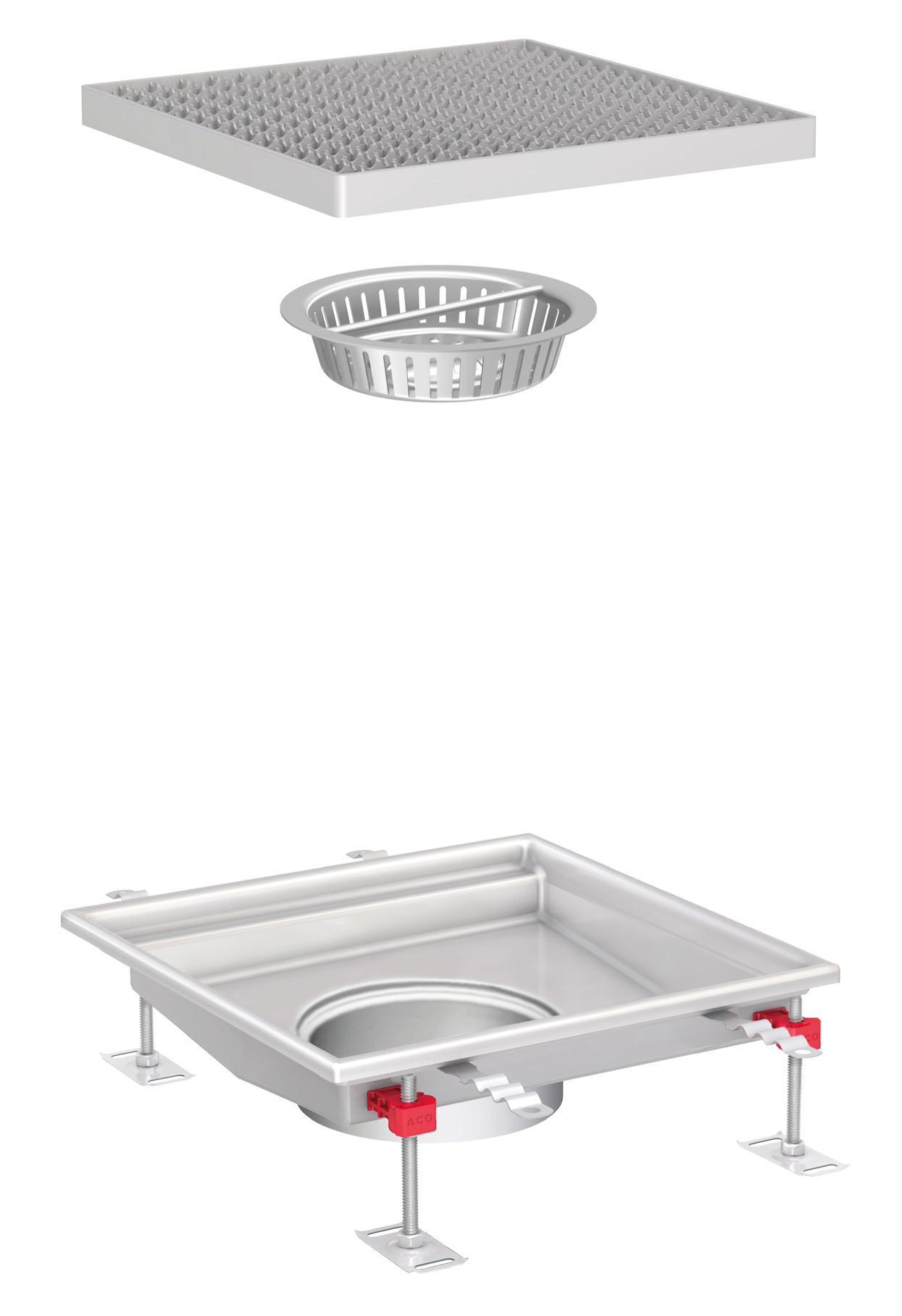 aco Golvränna aco 370x400-60 d200 aisi304