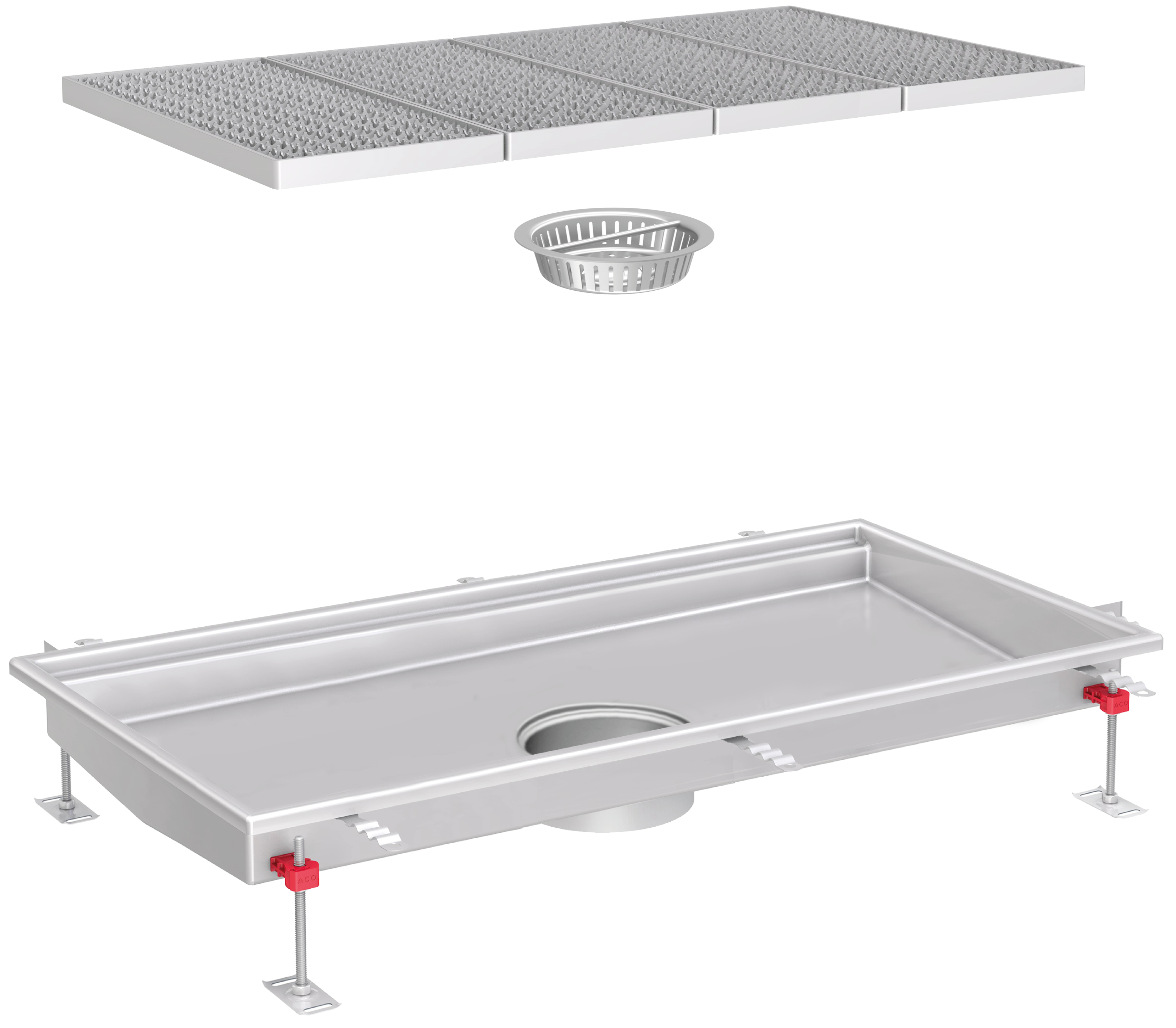 LATTIA-ALLASPAKETTI ACO 570x1200-70 D200 AISI304