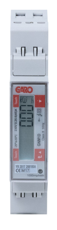 garo Energy meter gnm1d pulssi 1x45a mid din