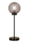 Flory bordlampe høy svart/røk E14