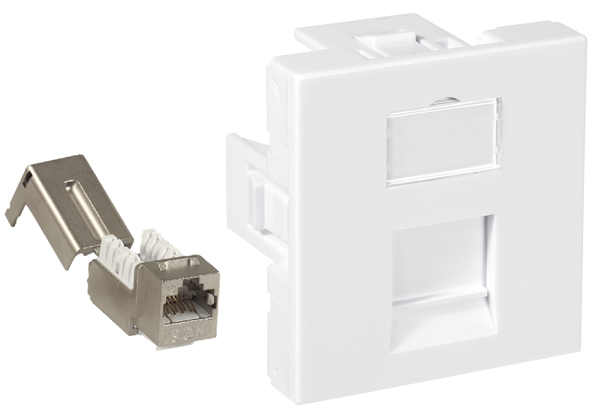 Modul 45x45 1xKat.6A STP QuickCompact