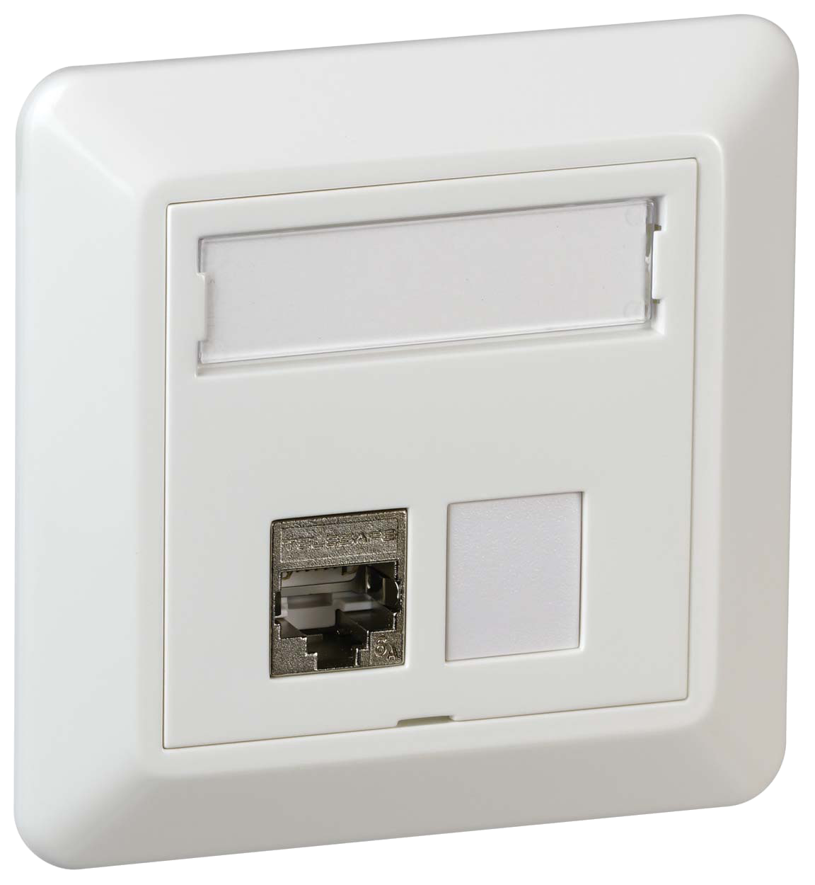 Veggkontakt 1xKat.6A STP RS Keystone QuickCompact