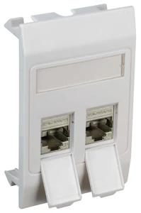 lanse Veggkontakt 1xrj45 stp quickc. kat.6a tek
