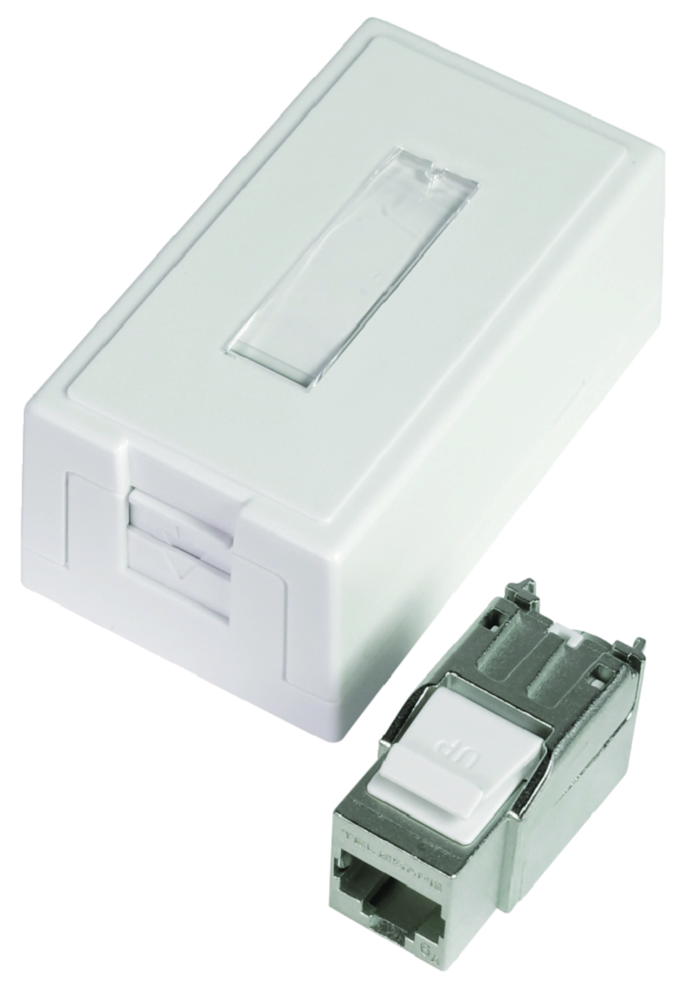 PÅVEGGSKONTAKT 1XKAT.6A STP QUICKCOMPACT