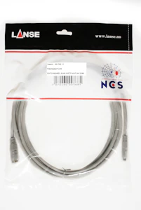 lanse Patchkabel s/ftp kat.6a lsoh grå 1,5m