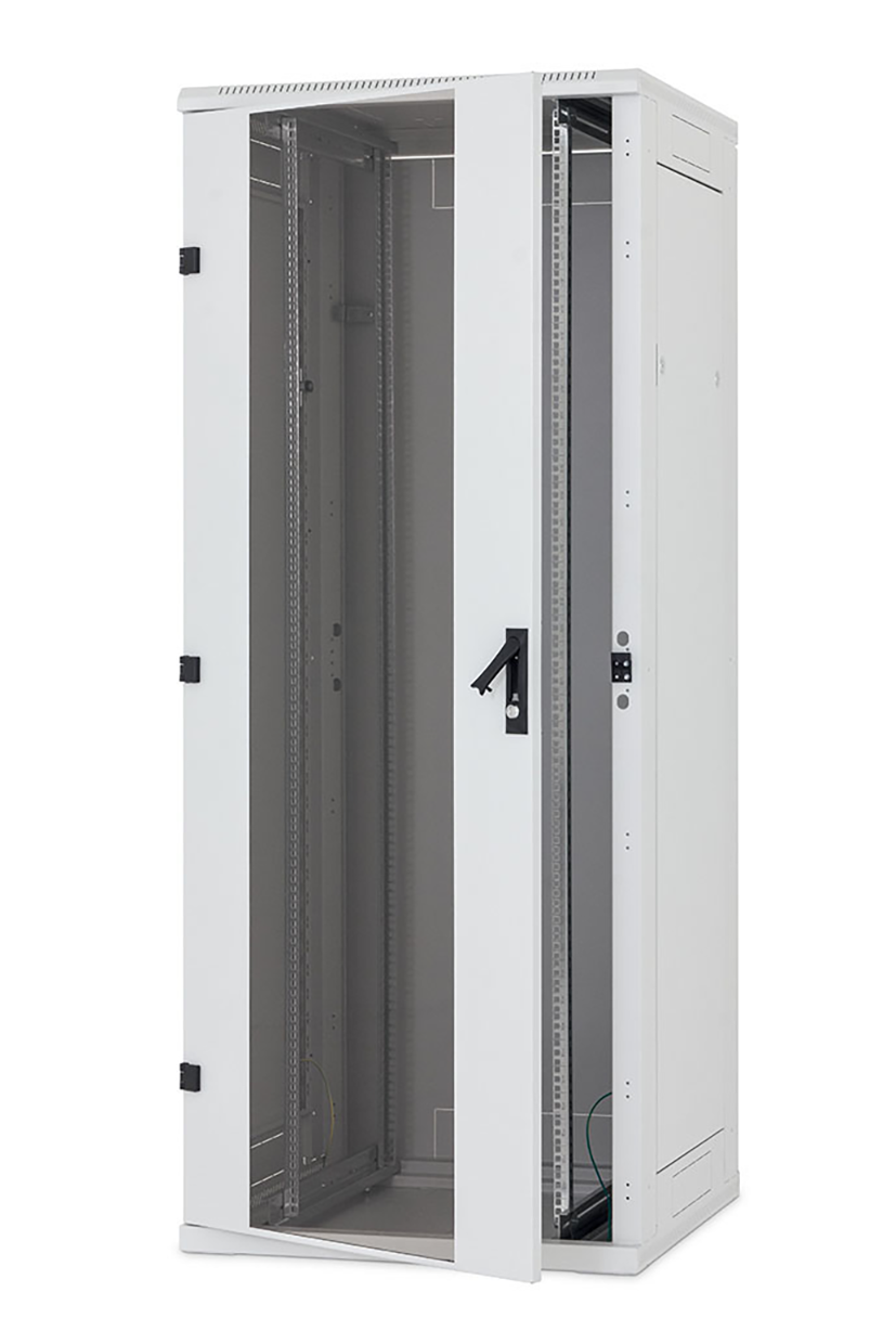Rack 19" 42U 80x80x197 Glassdør