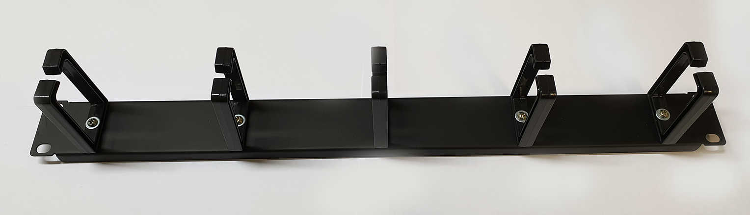 FØRINGSPANEL HORISONTAL FØRINGSPANEL 1U 19" FARGE SORT