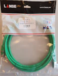 PATCHKABEL S/FTP KAT.6A LSOH GRØNN 3,0M