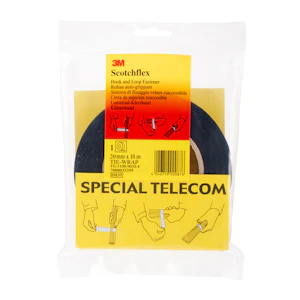 3m Borrelåsbånd 20mmx10m scotchflex