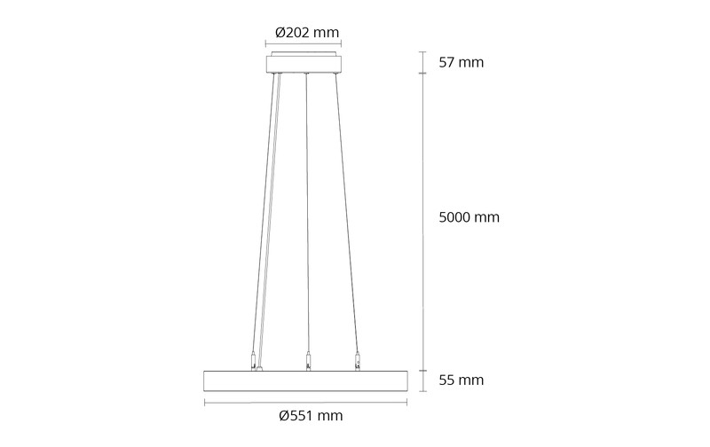 sg armaturen Pendelarmatur circulus maxi pendel 4k sv