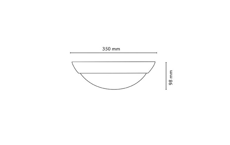 sg armaturen Surface mounted luminaire econ midi 2000 3k sendim wl wh