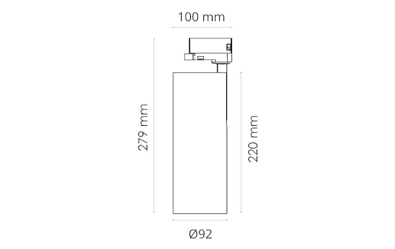 sg armaturen Kohdevalaisin tube eco 3000k 50 deg va