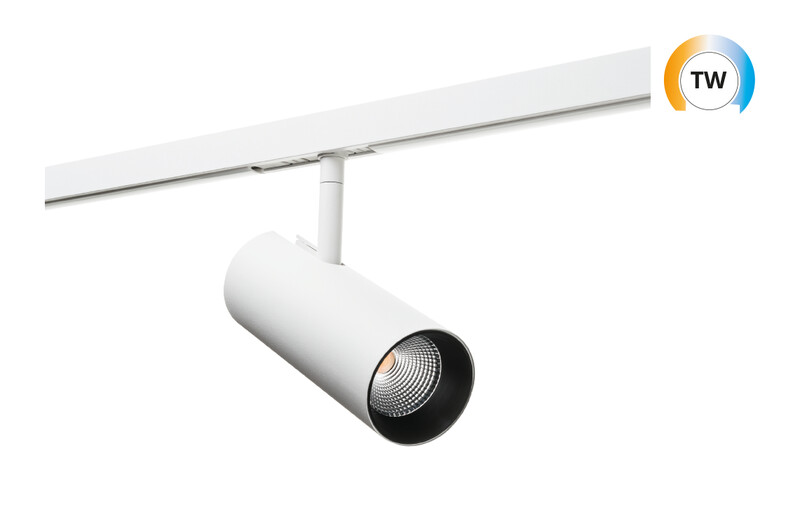 SPOTLIGHT ZIP TUBE MINI TW 1-P LEDDIM WH