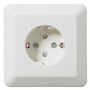 schneider electric Uttag infälld 1-vägs ip20 +täckplatta