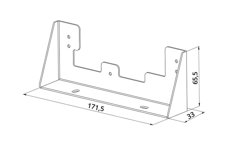 sg armaturen Mechanical accessories view bracket black