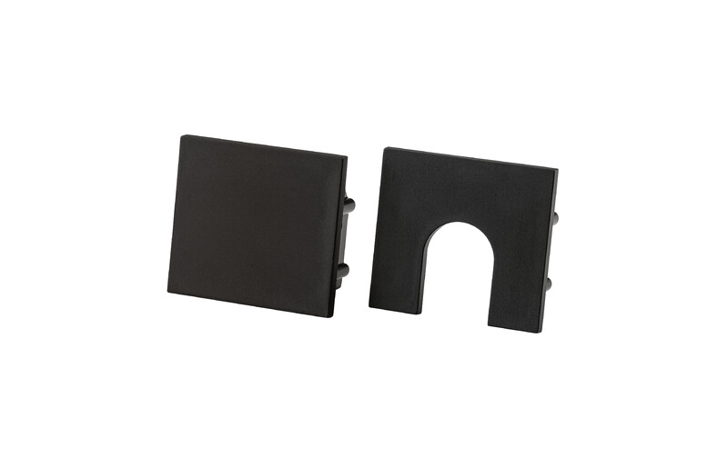 MECHANICAL ACCESSORIES SL 230V OUT ENDCOVERS SURF. BL