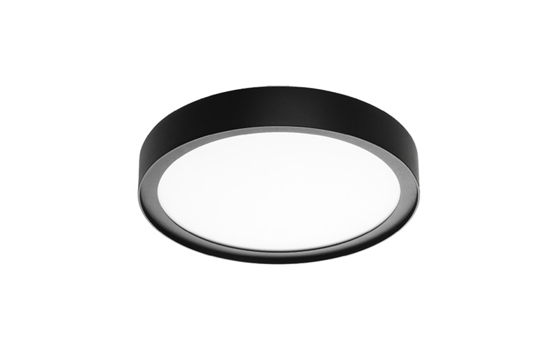 sg armaturen Påputs armatur disc 290 3000k sensor sv