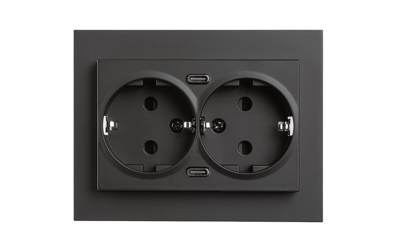 PISTORASIA USB INSTALL 2S/16A/IP21 UPJ USBC+C MUS