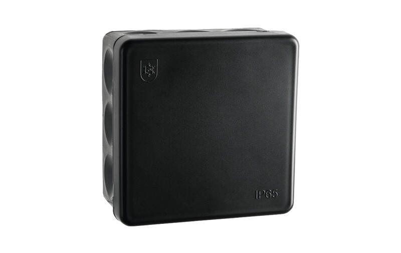 sg Kopplingsdosa ip65 85x85 svart