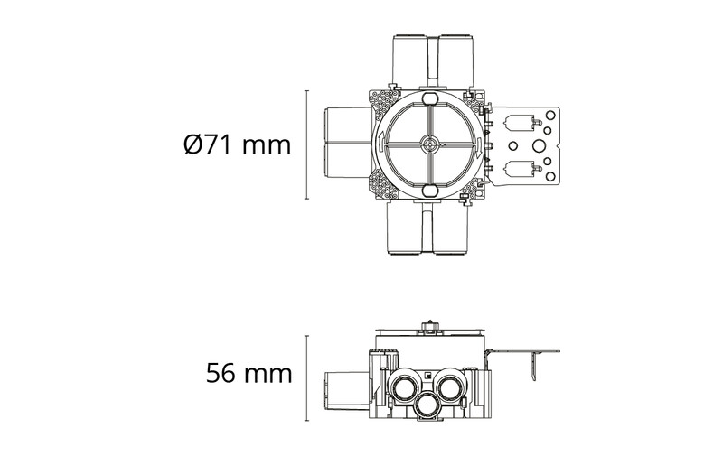 sg armaturen Kojerasia install 1-os 9-24mm 8-aukkoinen