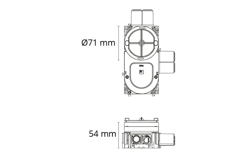 sg armaturen Box/housing built-in mount ins built-in wall box smart single