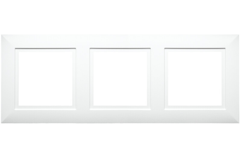 sg armaturen Mekaniska tillbehör soft square frame 3-mod ss vit