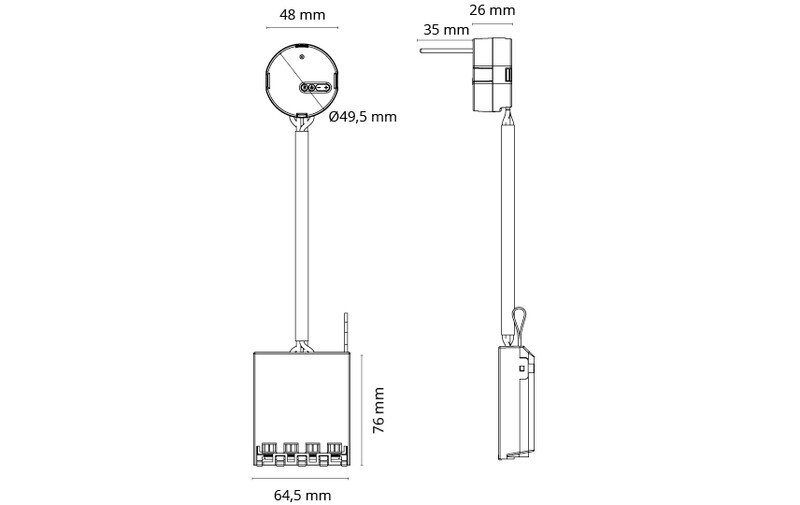 sg armaturen Dimmer (light control) leddim smart pill tw 200va