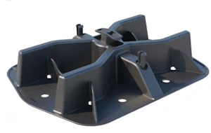 panelclaw Wave fot for festeskinne (løs)