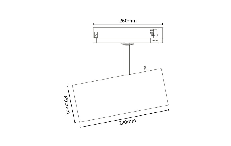 sg armaturen Kohdevalaisin tube pro 3-vaihe 3000k da va