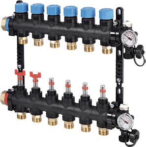 uponor Silto grīdu kolektors vario m ar plūsmas m. fm 3x