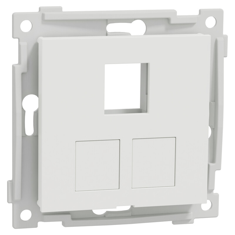schneider electric Tele outlet elko rs nordic centre plate 3x keystone flat