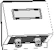 schneider electric Tele socket-outlet 2 x bnc, juotettava, slanting