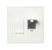 schneider electric Datauttag cat 6 2xrj45 utp med dammlucka