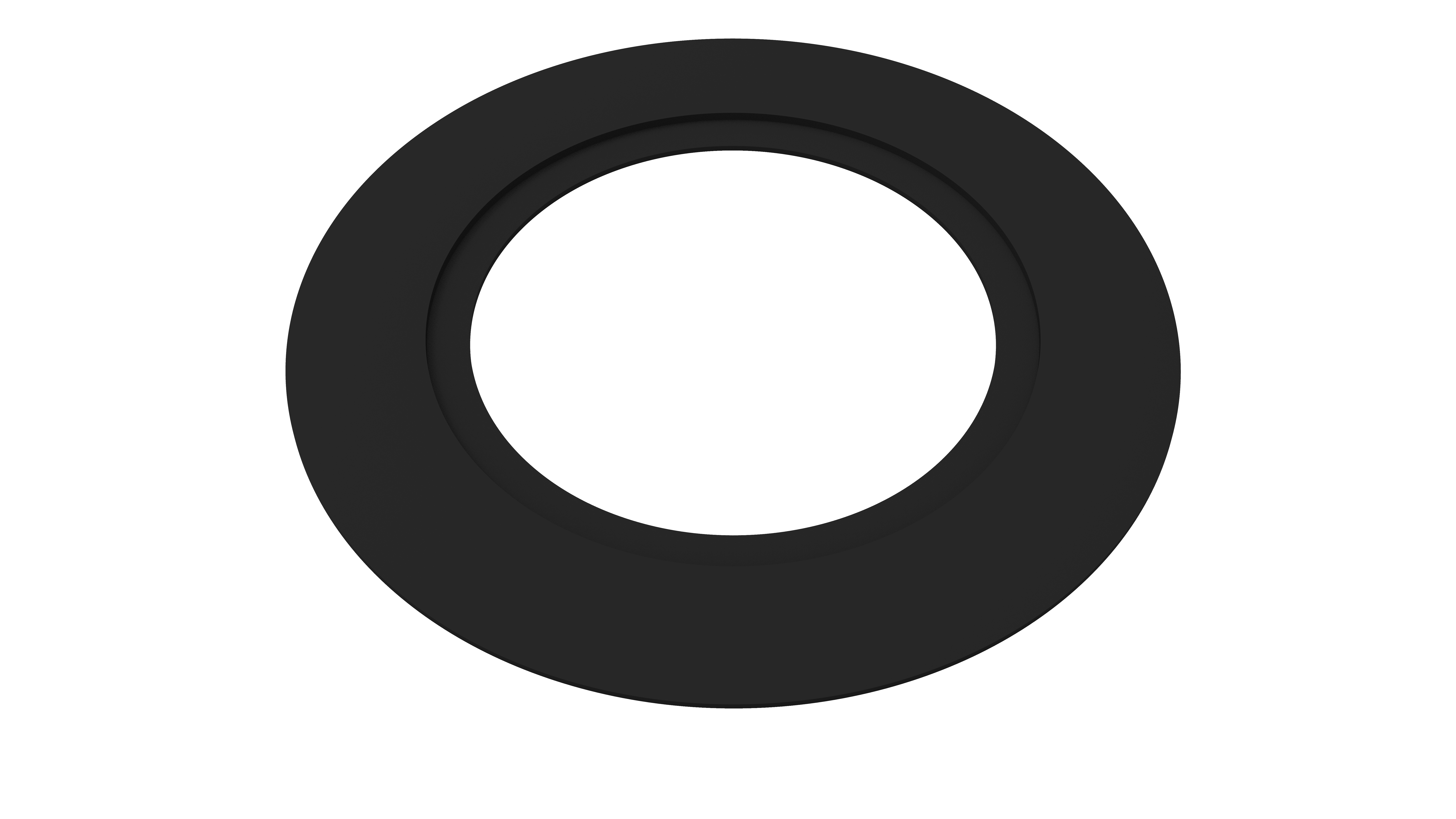 Downlight Ø90 Rehab frame, sort