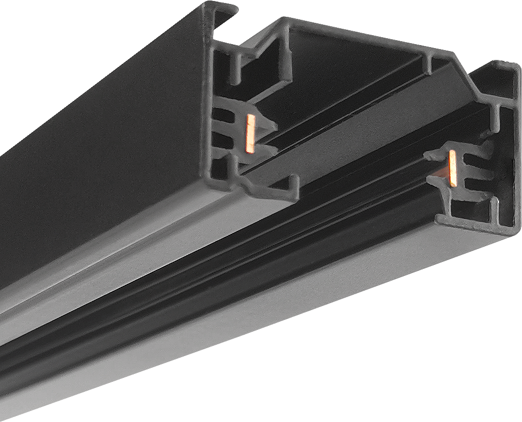 Trackline skinne TRACK 2m, sort