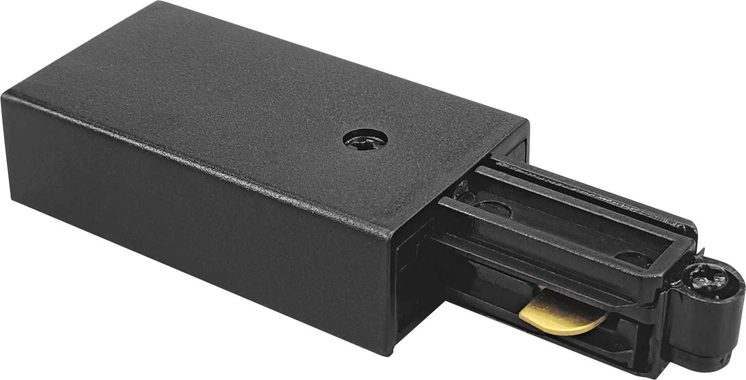 Trackline Endetilkobling Connect Power Supply L, Sort